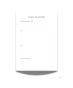 The Index Co. Daily Planner
