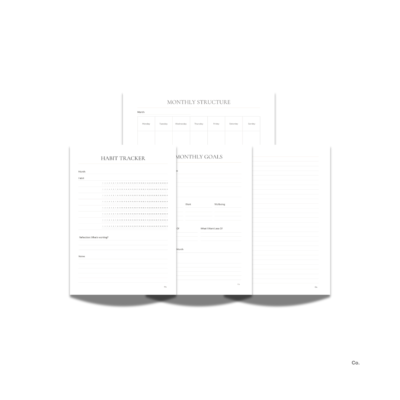The Index Co. Monthly Planning Bundle