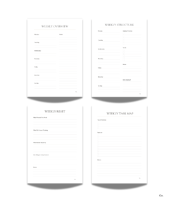 The Index Co. Weekly Planning Bundle